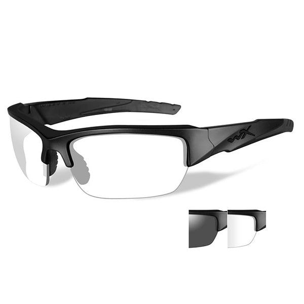 Wiley X Valor Grey/ Clear Lens/ Matte Black Frame - Extreme Outfitters