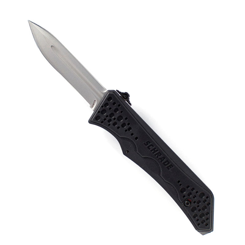 Out the Front Assist Spear - Standard Edge Spear Point Blade Schrade