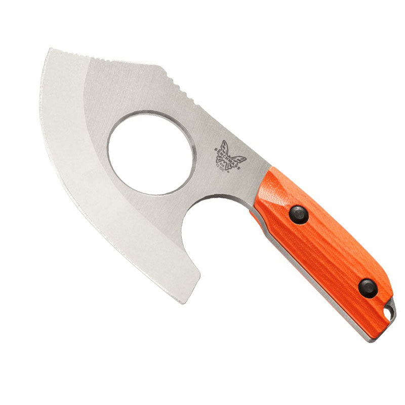 Benchmade 15100-1 Nestucca Cleaver, Satin Finish, Orange G10 Handle Benchmade