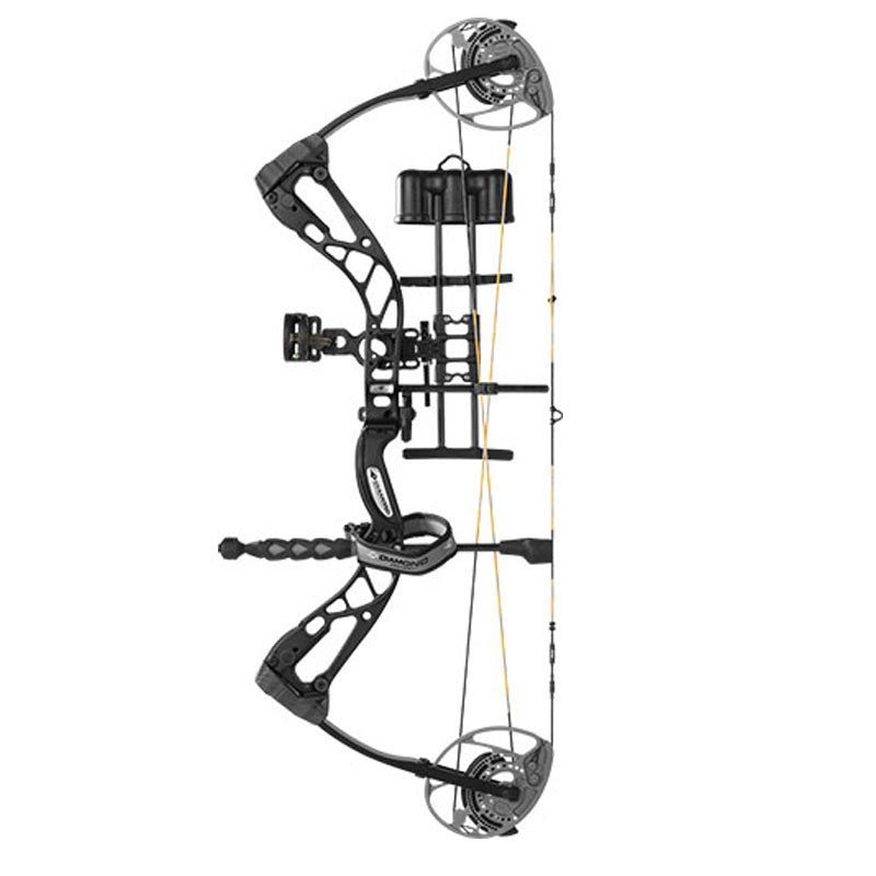 Diamond Edge 320 Black Compound Bow with Package - Right Hand Diamond Archery