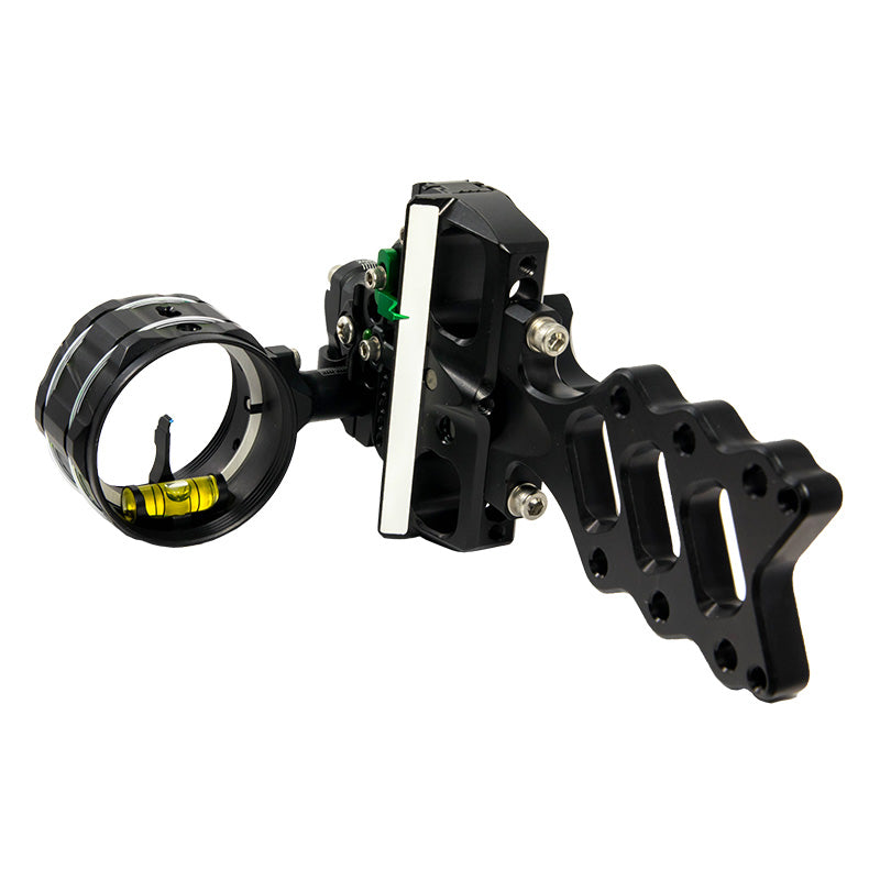 Axcel AccuHunter Slider Sight Single Pin w/X-41 Scope .010" Non Dampened Blue Fiber - Extreme Outfitters