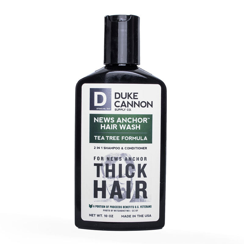 Duke Cannon 10oz Hair Wash- Tea Tree - Extreme Outfitters