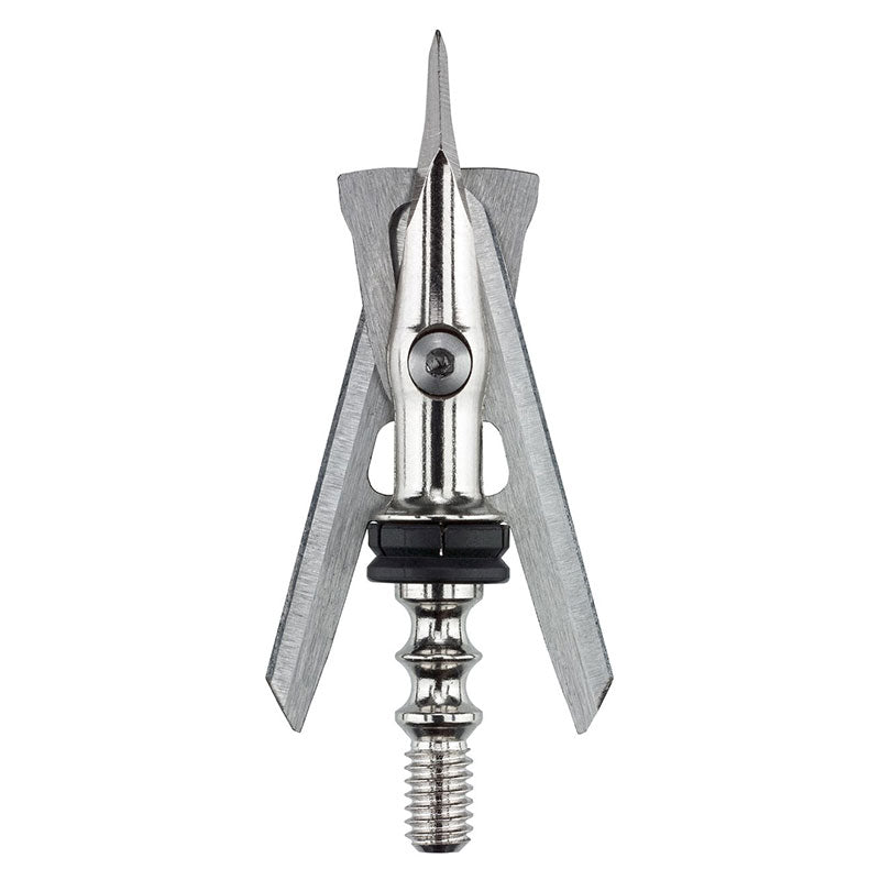 Hypodermic +P 125 Grain 2 Blade Expandable Broadhead 3-Pack Rage Broadheads