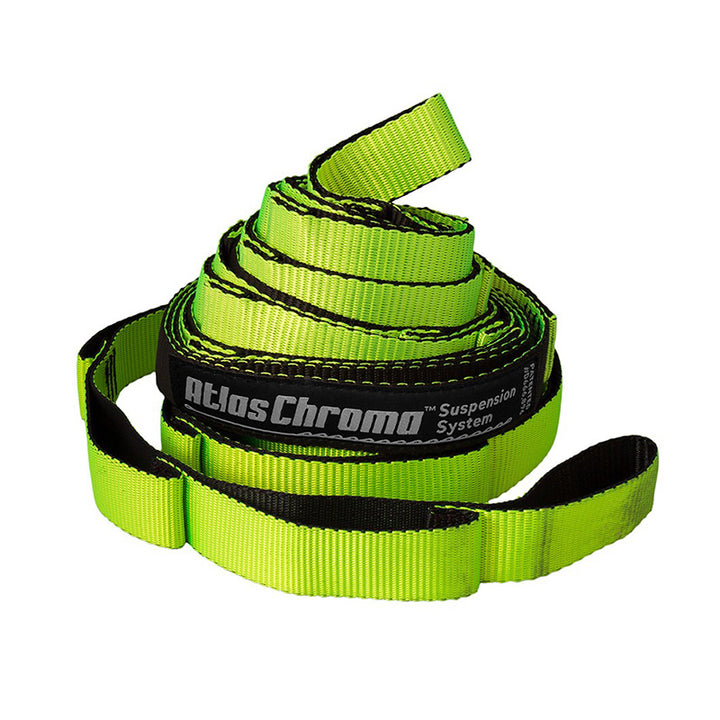 ENO Atlas Chroma Hammock Straps - Neon/Black - Extreme Outfitters