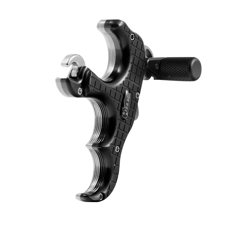 T.R.U. Ball Blade Pro 3 Finger Release, Large - Black/Quicksilver TRU Ball Releases
