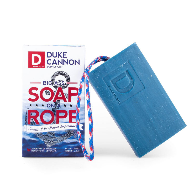 Duke Cannon Big Ass Soap On A Rope - Naval Supremacy Duke Cannon