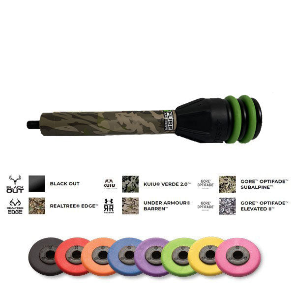 Fuse Archery Carbon Torch FX 6" Stabilizer UA Forest - Extreme Outfitters