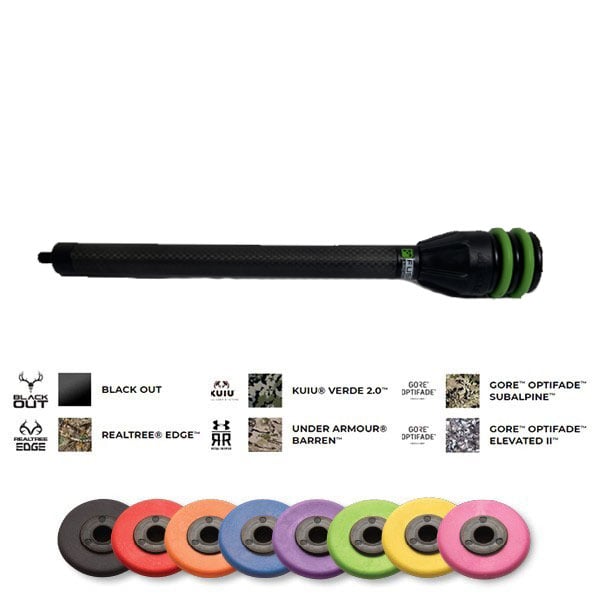 Fuse Archery Carbon Torch FX 10" Stabilizer Blackout - Extreme Outfitters