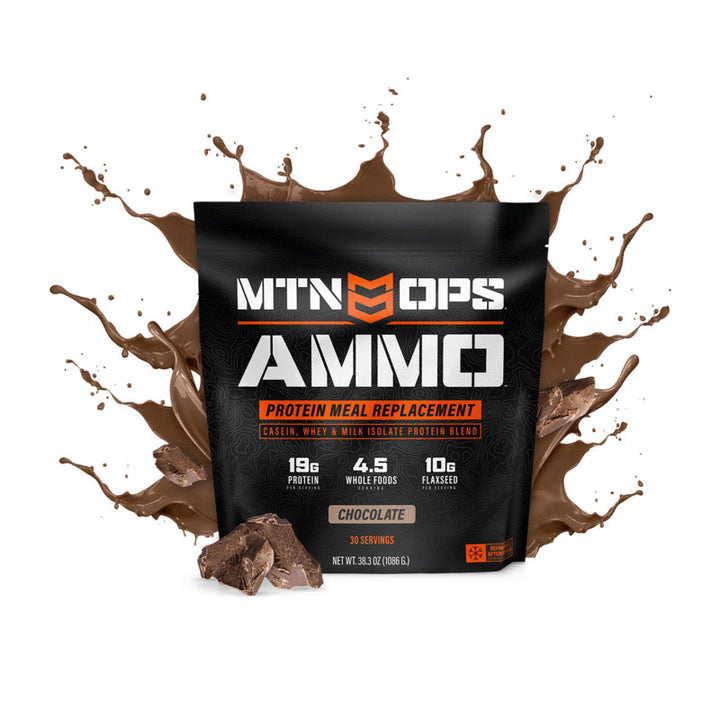 AMMO Whey Protein Meal Replacement - Chocolate MTN Ops