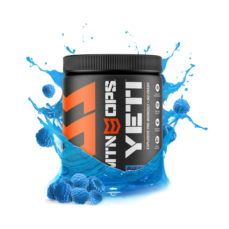 Yeti - Explosive Pre-Workout - Blue Raspberry MTN Ops
