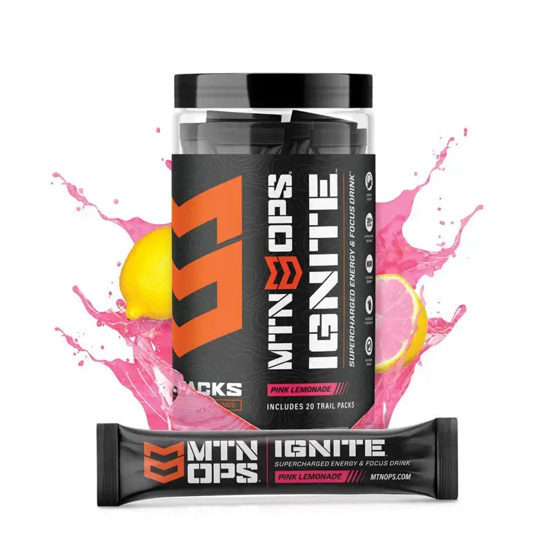 Ignite Trail Packs - Supercharged Energy & Focus - Pink Lemonade - Extreme Outfitters