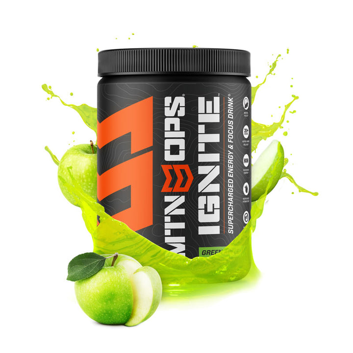 Ignite - Super Charged Energry & Focus - Green Apple MTN Ops