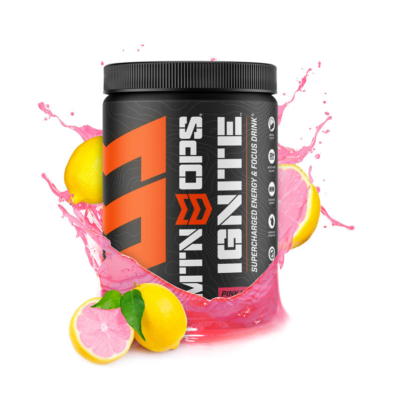 Ignite - Super Charged Energry & Focus - Pink Lemonade MTN Ops