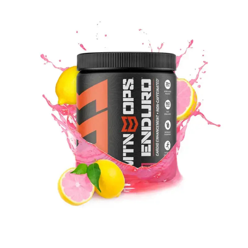 MTN OPS Enduro Non-Caffeinated Cardio Enhancement Drink (Pink Lemonade) - Extreme Outfitters