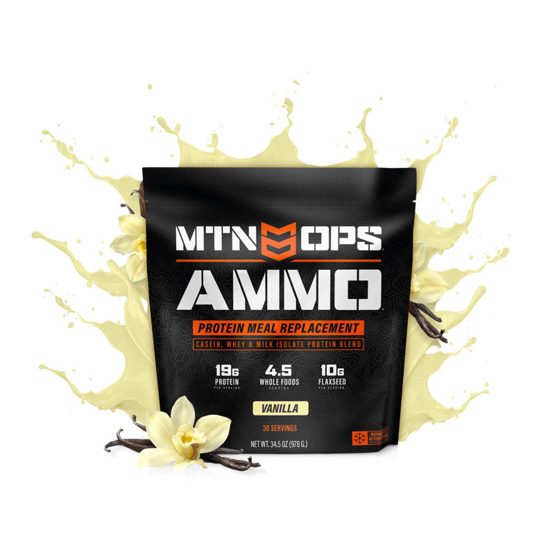 AMMO Whey Protein Meal Replacement - Vanilla MTN Ops