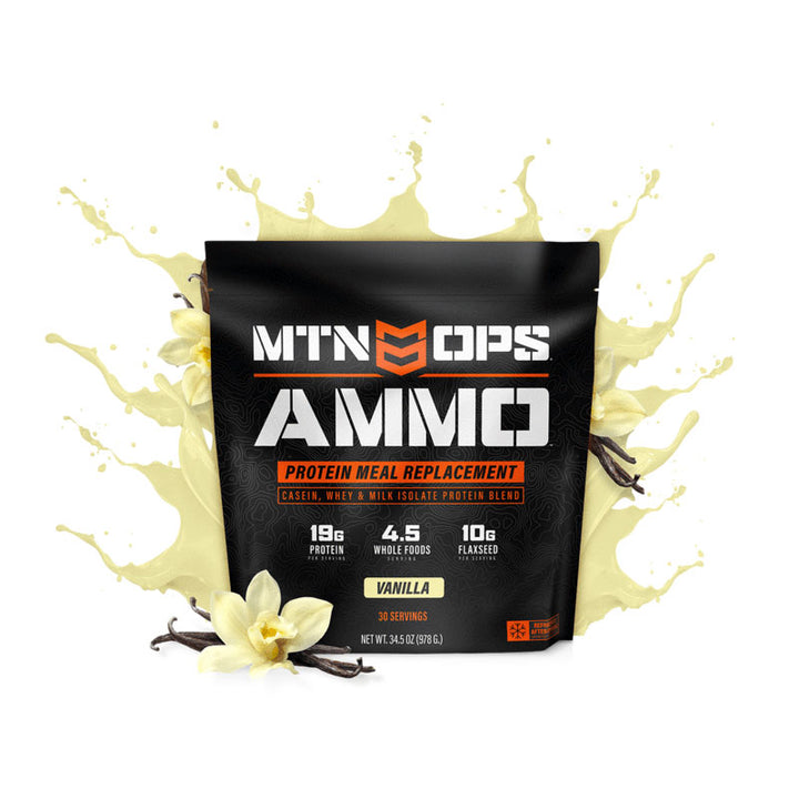 AMMO Whey Protein Meal Replacement - Vanilla MTN Ops