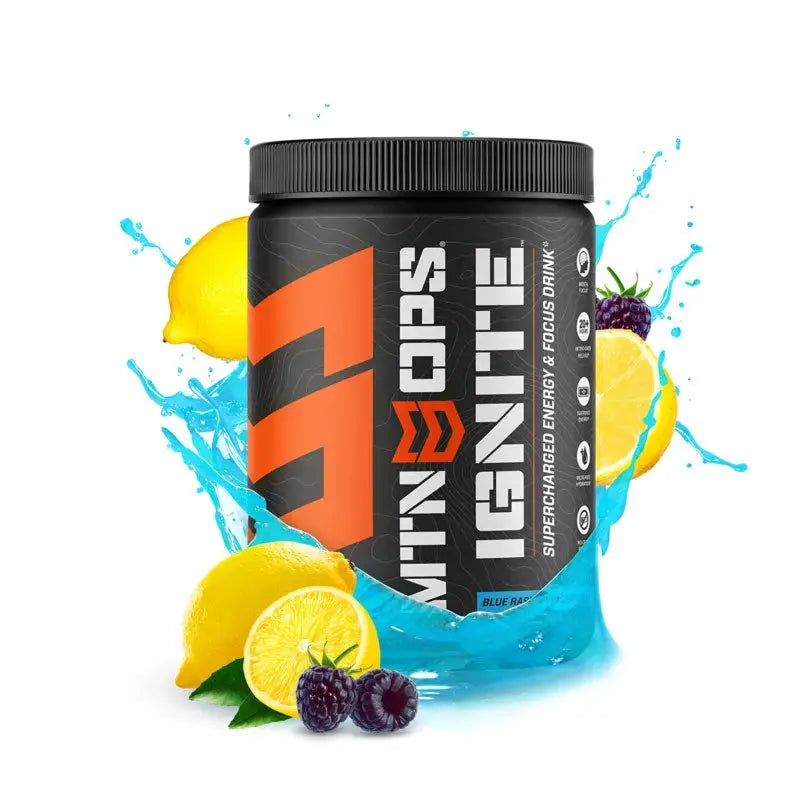 Ignite - Super Charged Energy & Focus - Blue Raspberry Lemonade - Extreme Outfitters