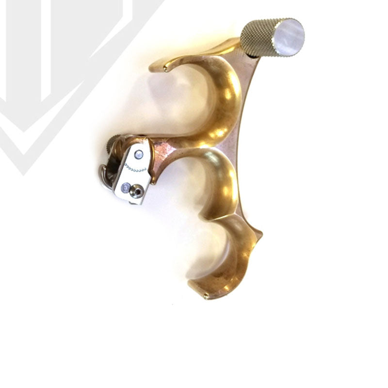 Conquest Archery Brass Dragon-Back Tension Release - 3 Finger - Extreme Outfitters