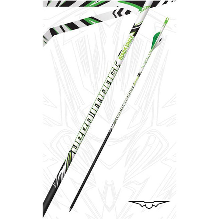 Black Eagle Deep Impact Crested Fletched Arrows - .003 6pk Black Eagle Arrows