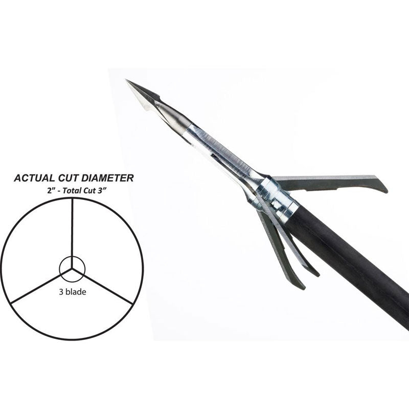 Grim Reaper Pro Series Mechanical Broadhead Whitetail Special 100gr 3 Blade - 4 Pack Grim Reaper