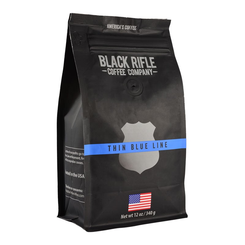BRCC Thin Blue Line Coffee Roast Ground, 12 oz - Extreme Outfitters
