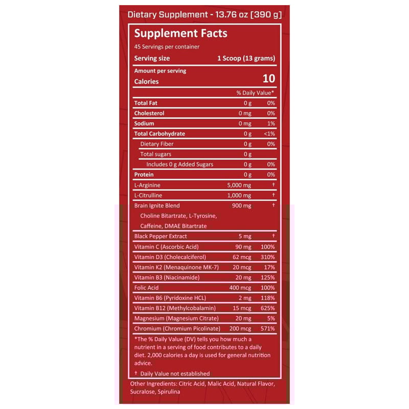 Ignite – Super Charged Energy & Focus – Bugle Berry - Extreme Outfitters