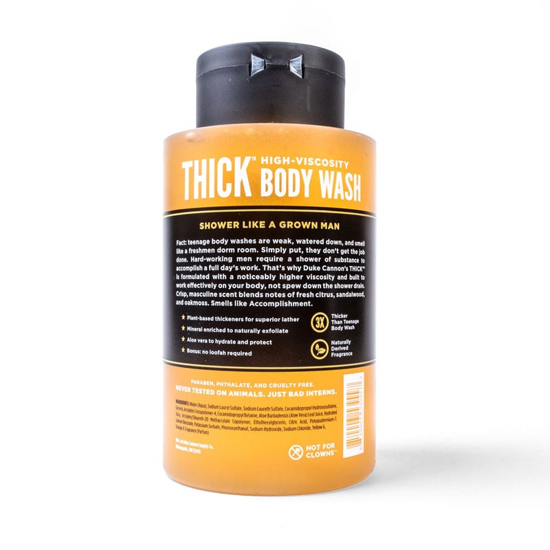 Duke Cannon Thick High-Viscosity Body Wash - Accomplishment - Extreme Outfitters