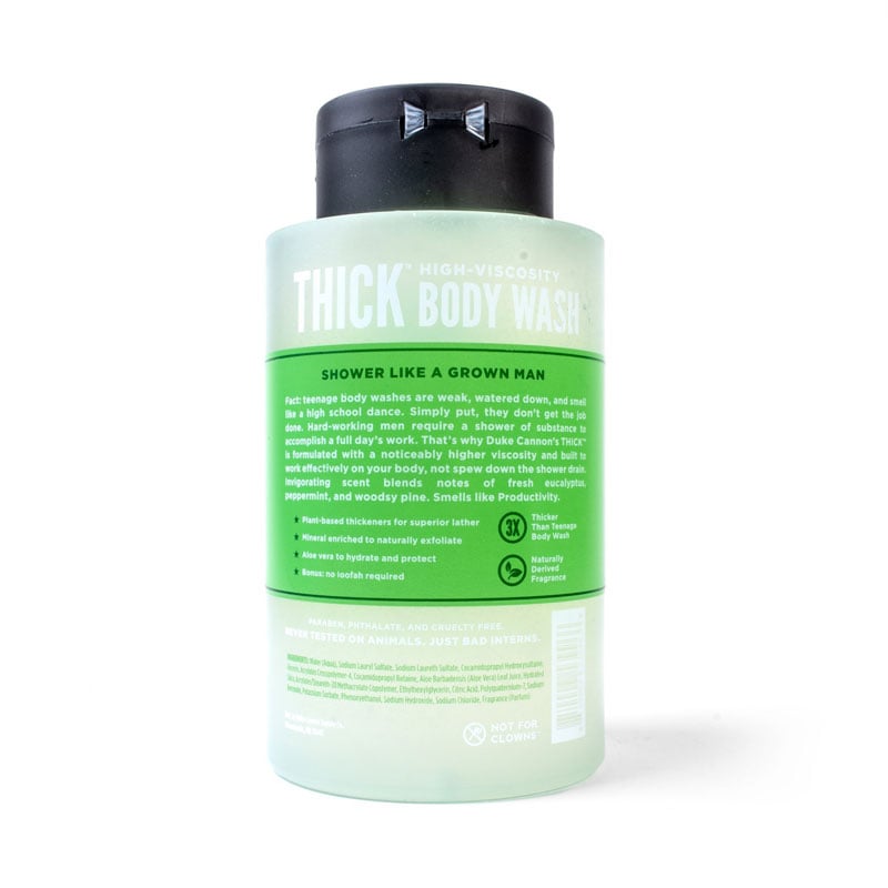 Duke Cannon Thick High-Viscosity Body Wash - Productivity - Extreme Outfitters