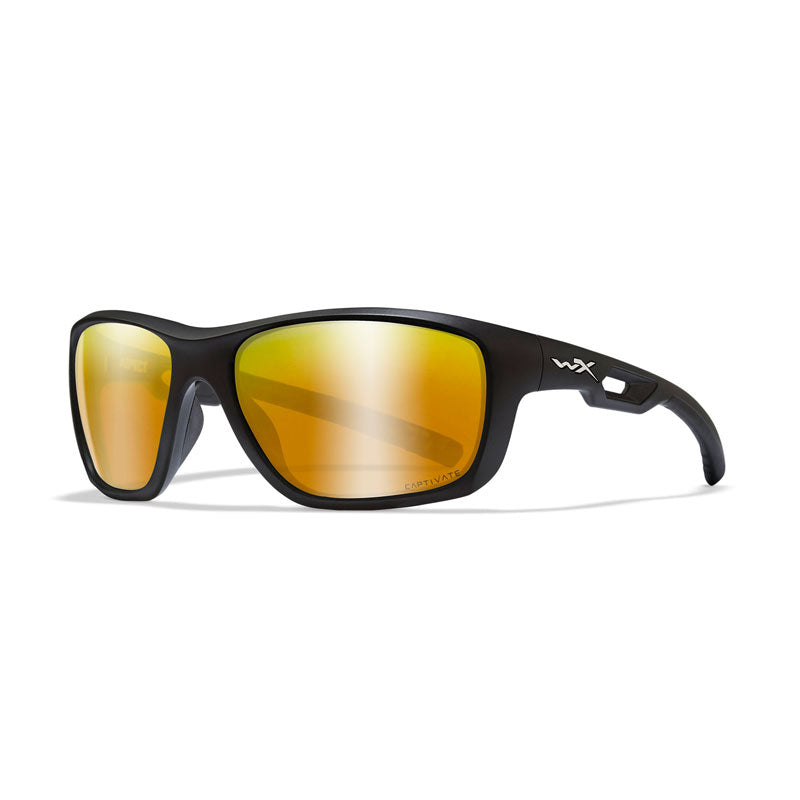 Wiley X Aspect Matte Black Frame Captivate Polarized Bronze Mirror Lens - Extreme Outfitters