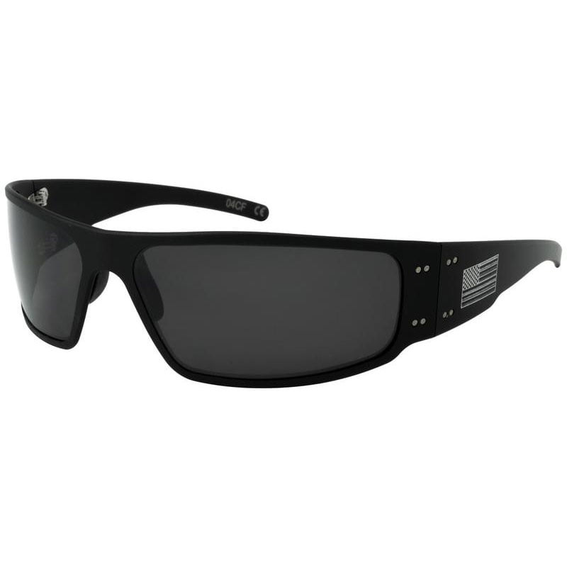 Gatorz Magnum Patriot American Matte Black Frame Smoked Polarized Lens - Extreme Outfitters
