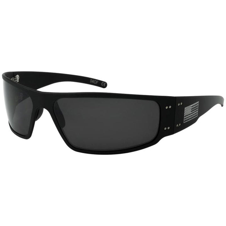 Gatorz Magnum Patriot American Matte Black Frame Smoked Polarized Lens - Extreme Outfitters