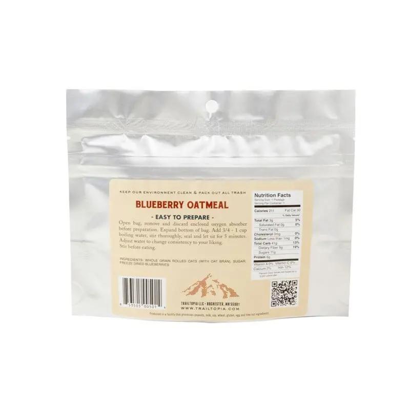 Trailtopia Blueberry Oatmeal Trailtopia