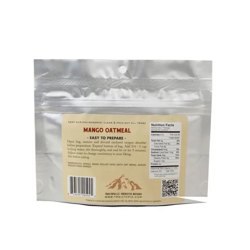 Trailtopia Mango Oatmeal Trailtopia