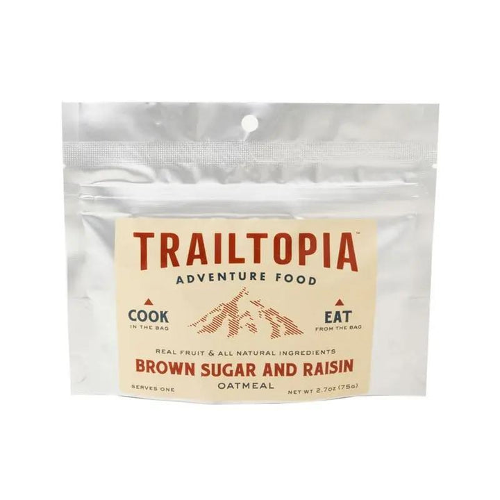 Trailtopia Brown Sugar Raisin Oatmeal Trailtopia