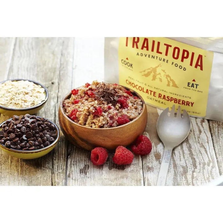 Trailtopia Raspberry Chocolate Oatmeal Trailtopia