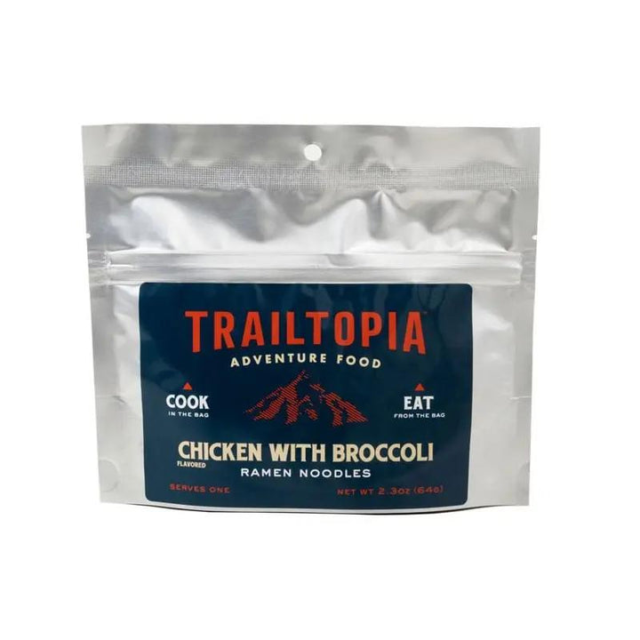 Trailtopia Ramen Noodles - Chicken flavored with Broccoli Trailtopia