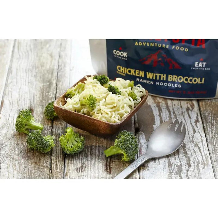 Trailtopia Ramen Noodles - Chicken flavored with Broccoli Trailtopia