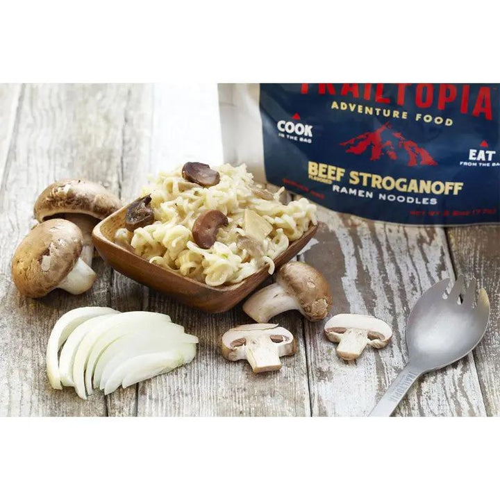 Trailtopia Ramen Noodles - Beef flavored Stroganoff Trailtopia