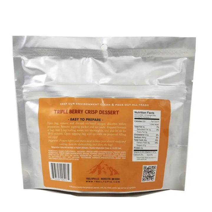 Trailtopia Triple Berry Crisp
