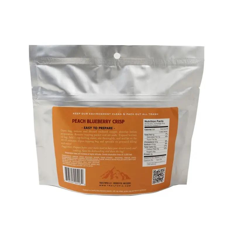 Trailtopia Peach Blueberry Crisp Trailtopia