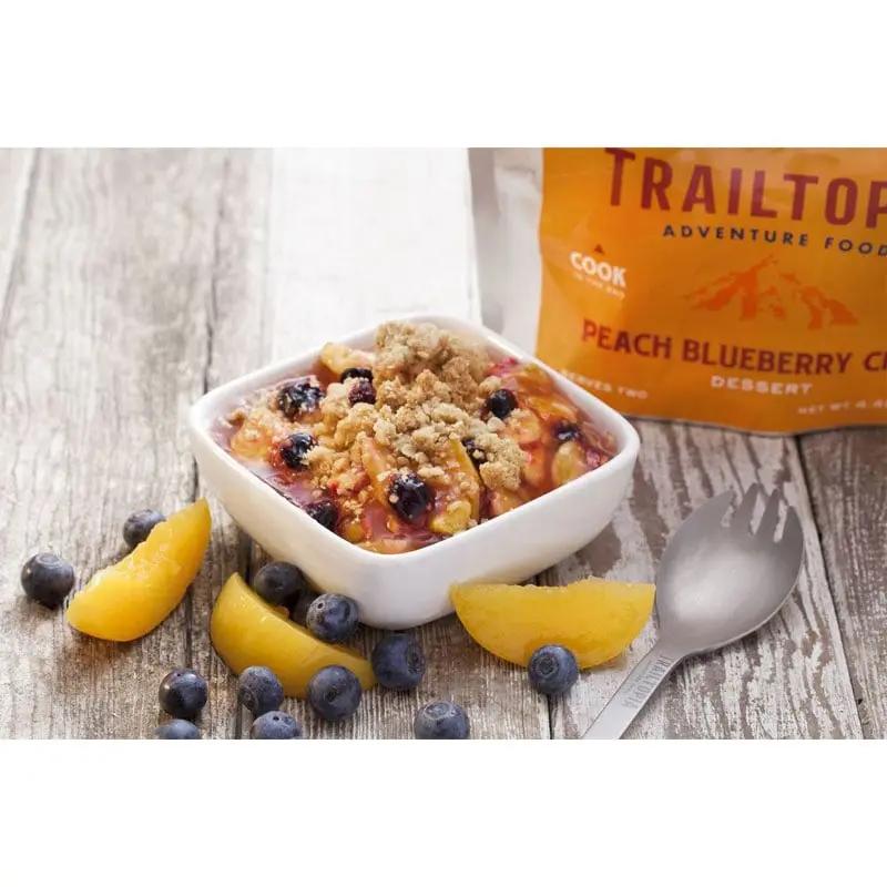 Trailtopia Peach Blueberry Crisp Trailtopia