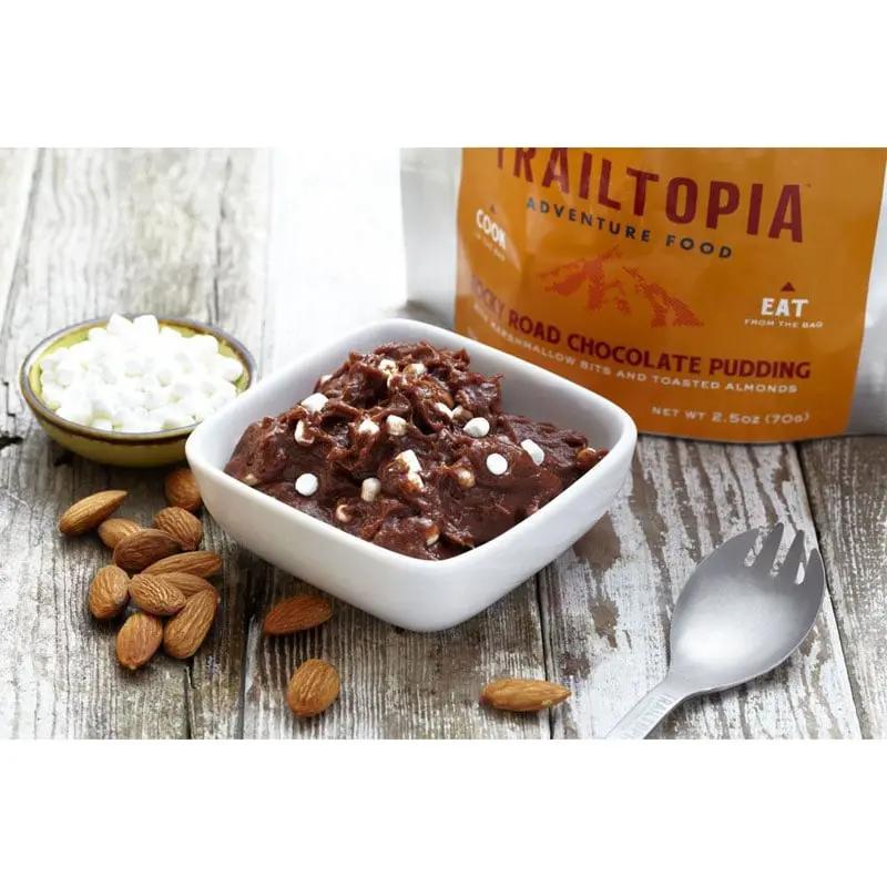 Trailtopia Rocky Road Pudding Trailtopia