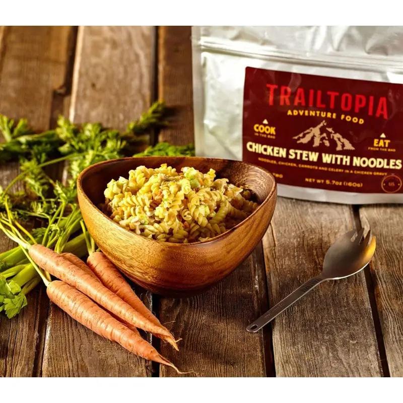 Trailtopia Chicken Stew with Noodles Trailtopia
