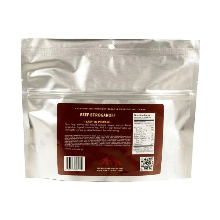 Trailtopia Beef Stroganoff Trailtopia