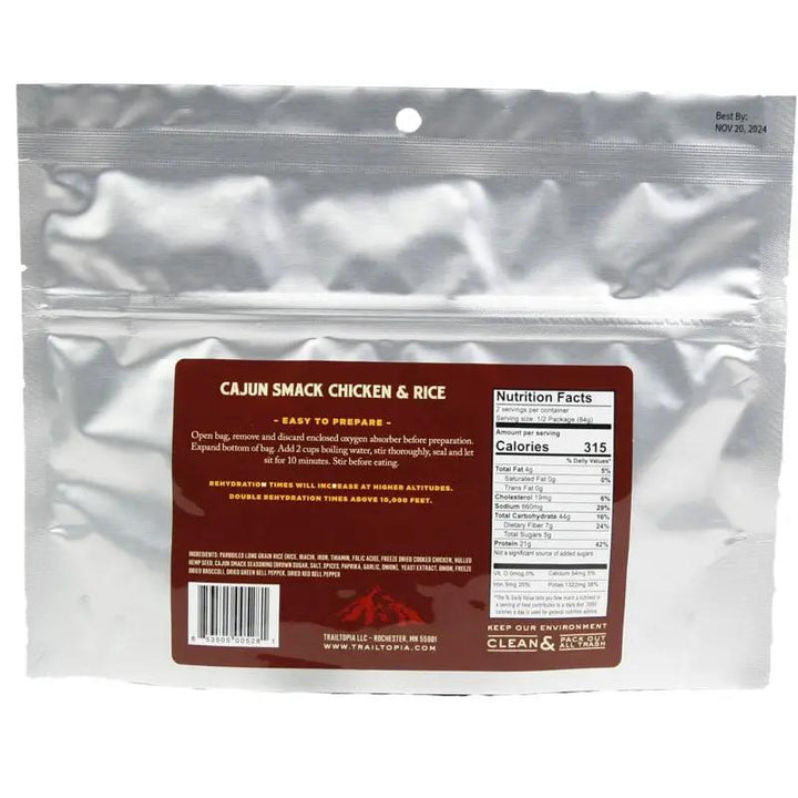 Trailtopia Cajun Smack Chicken & Rice Trailtopia