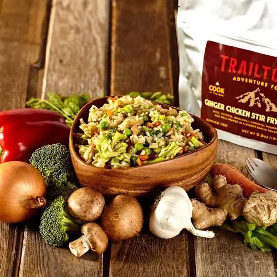 Trailtopia Ginger Chicken Stir Fry