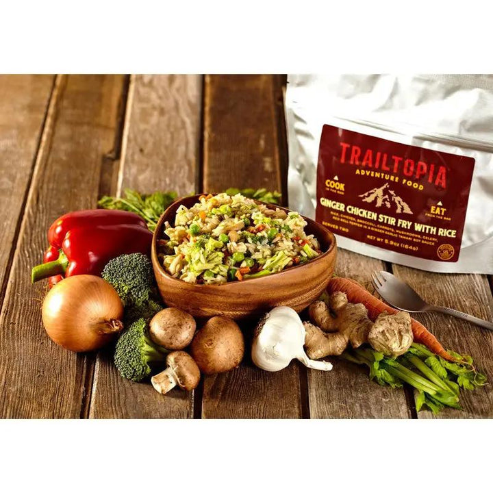 Trailtopia Ginger Chicken Stir Fry Trailtopia