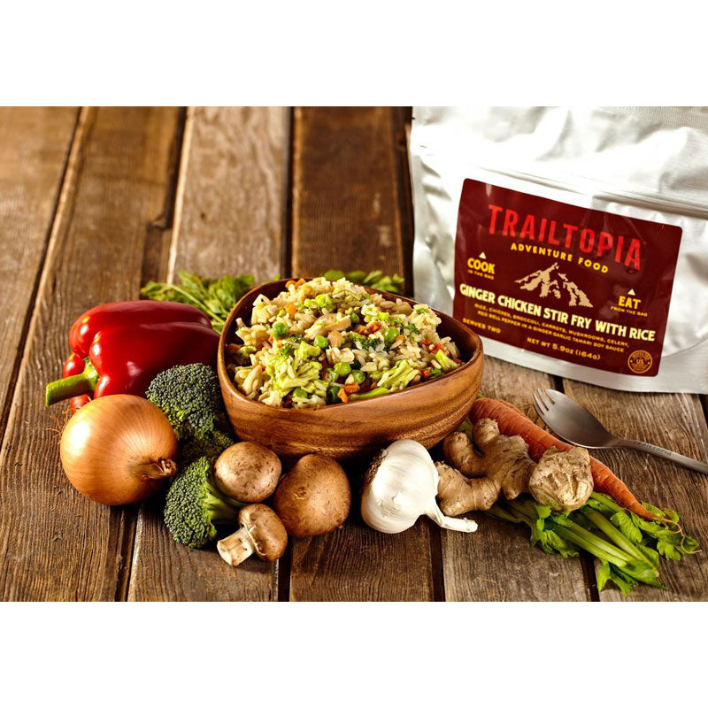 Trailtopia Ginger Chicken Stir Fry Trailtopia