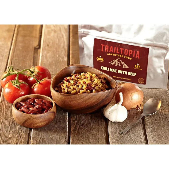 Trailtopia Chili Mac with Beef Trailtopia