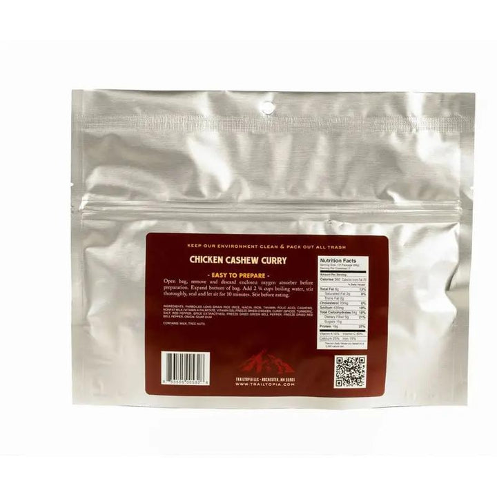 Trailtopia Chicken Cashew Curry Trailtopia